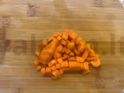 Makaronai su kiauliena ir daržovėmis, kepti orkaitėje Žingsnis 11