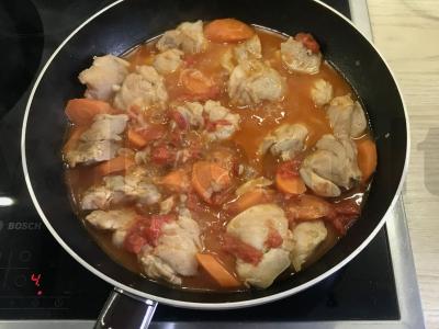 Švelni vištiena pomidorų padaže Žingsnis 5