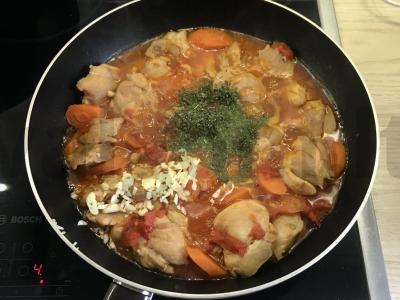 Švelni vištiena pomidorų padaže Žingsnis 6