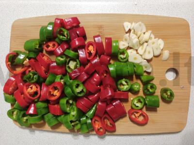 Marinuoti jalapeno pipirai Žingsnis 1