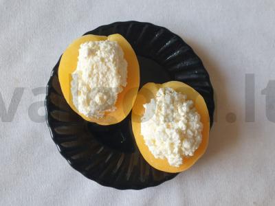 Vaisių desertas „Ideali pusė“ Žingsnis 4