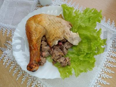 Įdaryta višta su granatais pagrindine nuotrauka