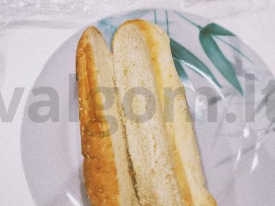 Namų hot-dog su korėjietiška morkų salotomis Žingsnis 1