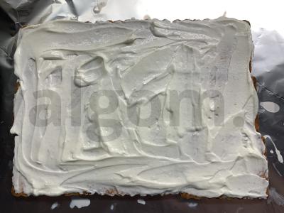 Saldumynai iš sausainių ir persikų Žingsnis 3