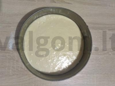 Kokosų tortas su spanguolių kremu Žingsnis 1