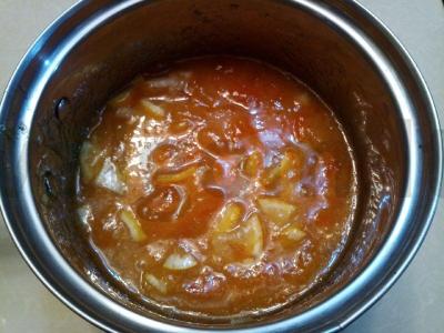 Originalus persimonų džemas su citrina ir konjaku Žingsnis 2