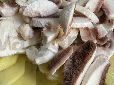 Kepta bulvė su grybais svieste Žingsnis 3