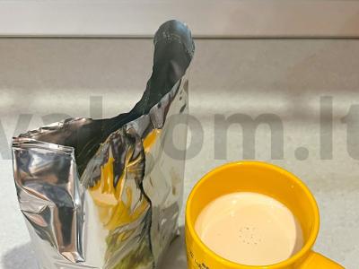 Pankekai iš pieno mišinio Žingsnis 1