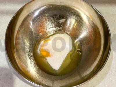 Pankekai iš pieno mišinio Žingsnis 2