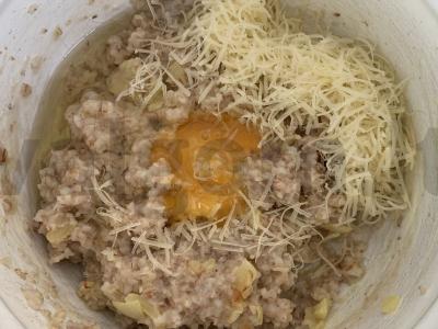 Kukurūzų ir sūrio kotletai Žingsnis 5