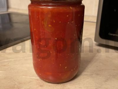 Saldiųjų pipirų ir pomidorų lečo žiemai Žingsnis 4