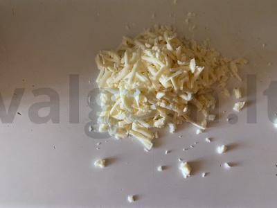 Oro picos su kreminiu sūriu ir rūkytomis dešromis Žingsnis 4