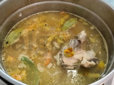 Sriuba su kiauliena ir ryžiais Žingsnis 4