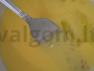 Galetė su kriauše ir brie sūriu Žingsnis 1