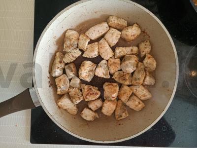 Makaronai lagman su kalakutiena grietinėlės padaže Žingsnis 3