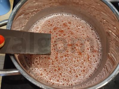 Čurčchela su sultimis ir pieniniu šokoladu Žingsnis 2