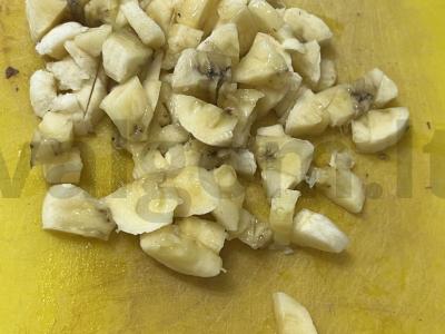 Šokoladiniai keksiukai su bananais Žingsnis 3
