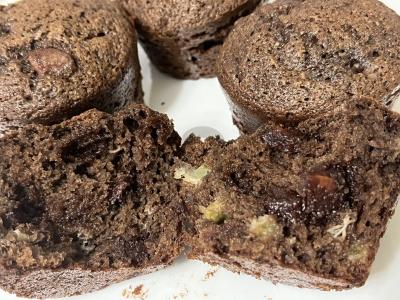 Šokoladiniai keksiukai su bananais Žingsnis 7