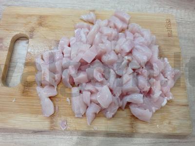 Vištienos ir laukinių ryžių karis Žingsnis 2