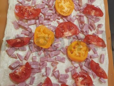 Pica su kumpiu ir sūriu orkaitėje Žingsnis 6