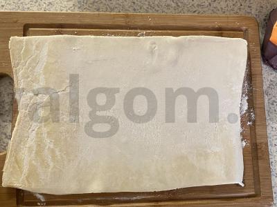 Kruasanai su virta saldžia grietinėle Žingsnis 1