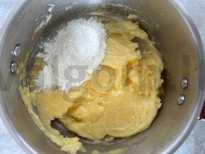 Švelni bulvių apkepas su pievagrybiais Žingsnis 3