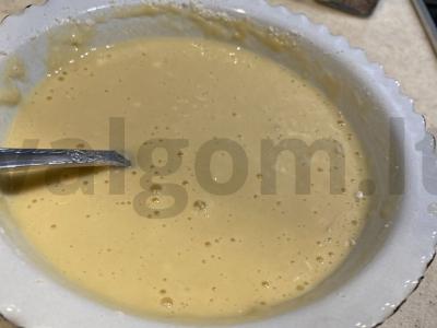 Keptas menkė alaus tešloje Žingsnis 3