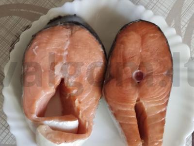 Lašiša, kepta orkaitėje Žingsnis 1