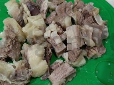 Sriuba su kiauliena ir kvietiniais kukuliais Žingsnis 5