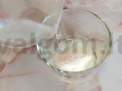 Rūgščių uogų suflė Žingsnis 1