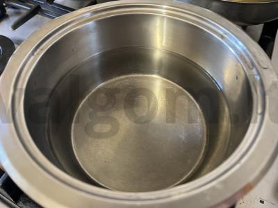 Pšenių košė medaus-bananų padaže Žingsnis 1