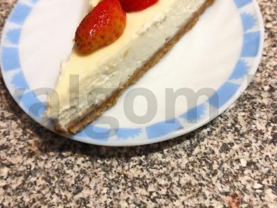 Amerikietiškas sūrio pyragas pagrindine nuotrauka