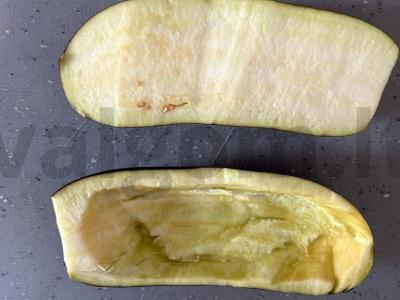 Baklažanų valtelės Žingsnis 1