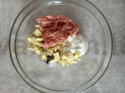 Baklažanų valtelės Žingsnis 3