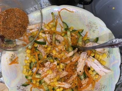 Pavasarinė salotų receptas, nuo kurio nesustorėsite Žingsnis 5