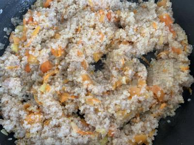 Pusryčių košė su daržovėmis Žingsnis 6