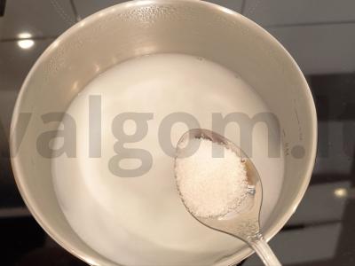 Skani pieno makaronai Žingsnis 2