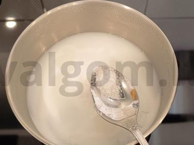 Skani pieno makaronai Žingsnis 3