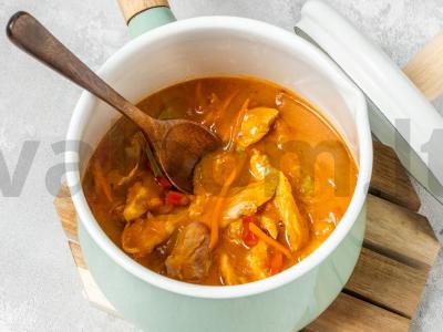 Kalakutienos guliašas su vištienos skrandžiais Žingsnis 3