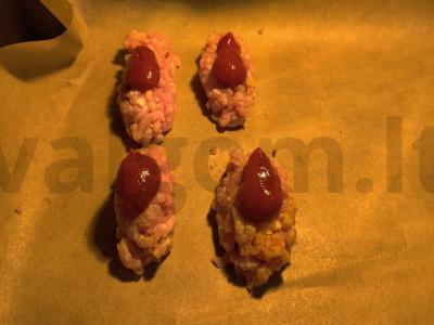 Avinžirnių dešrelės su tkemali padažu Žingsnis 5