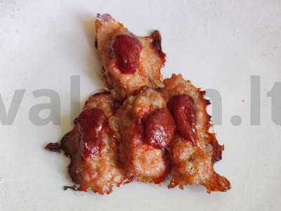 Avinžirnių dešrelės su tkemali padažu pagrindine nuotrauka