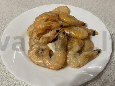 Virti sultingi krevetės su krapais pagrindine nuotrauka