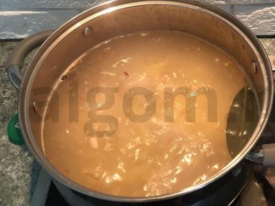 Šaltibarščiai iš kiaulienos kaklo su burokėliais Žingsnis 1