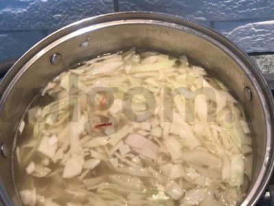 Šaltibarščiai iš kiaulienos kaklo su burokėliais Žingsnis 3