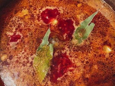 Borsčas su jautienos šonkauliais Žingsnis 7