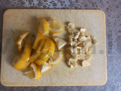 Įdaryta vištelė su citrina ir česnaku Žingsnis 3