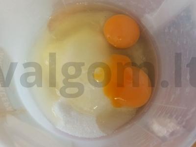 Moliūgų keksiukai Žingsnis 2