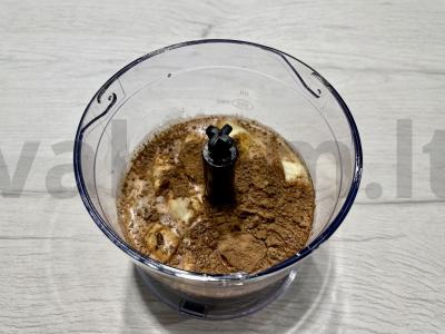 Šokoladinis smoothie su bananais ir avižų pienu Žingsnis 2