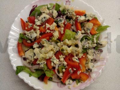 Salotas su jautiena ir granatais Žingsnis 3