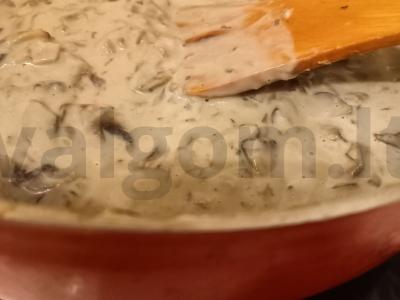 Vištiena po sūrio-grybų apklotu Žingsnis 7